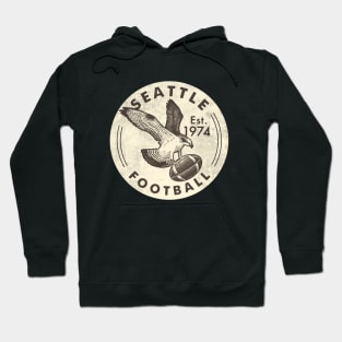 Vintage Seattle Football 1 Hoodie